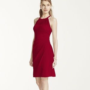 David’s Bridal bridesmaid dress F15612